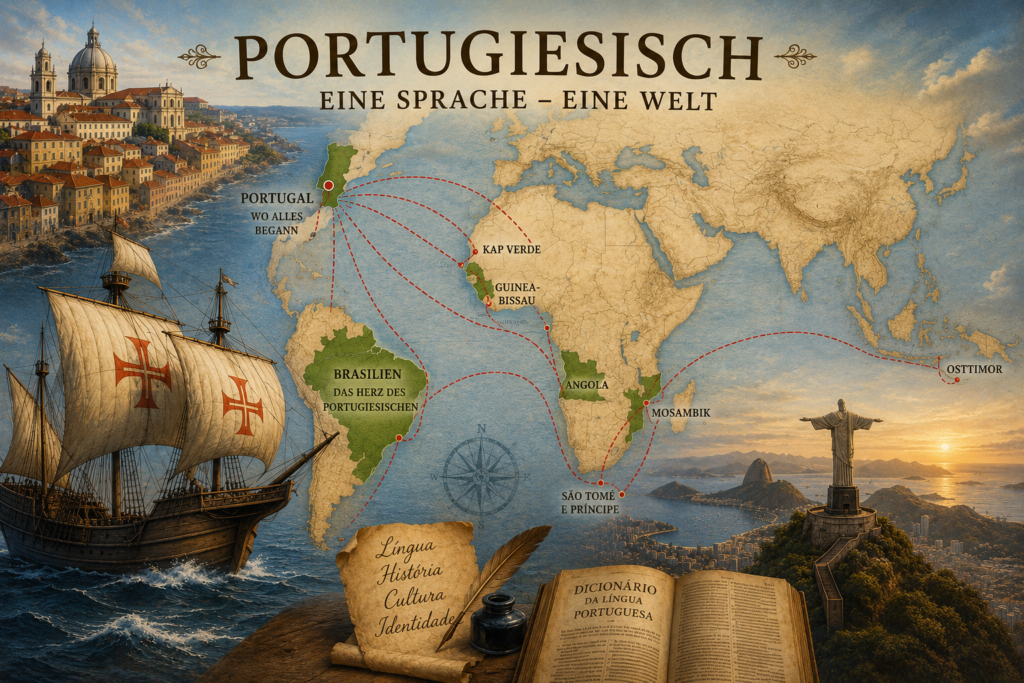Portugiesisch: Herkunft, Geschichte und brasilianische Variante